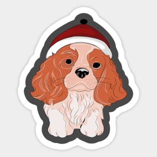 Cristmas dog Sticker